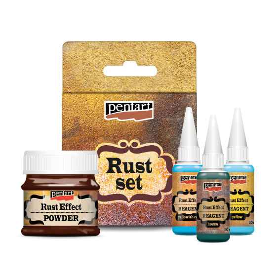 Pentart Rust effect Set - Effektmaling
