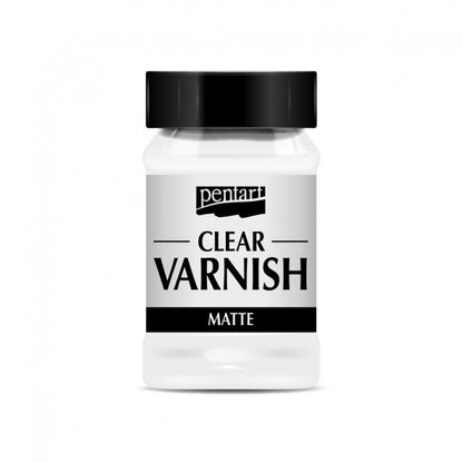 Pentart Snabbtorkande klar matt lack - 100 ml - Målarmedier