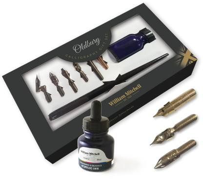 William Mitchell Oldbury Dip Pen Set - Gavesæt til kunstnere