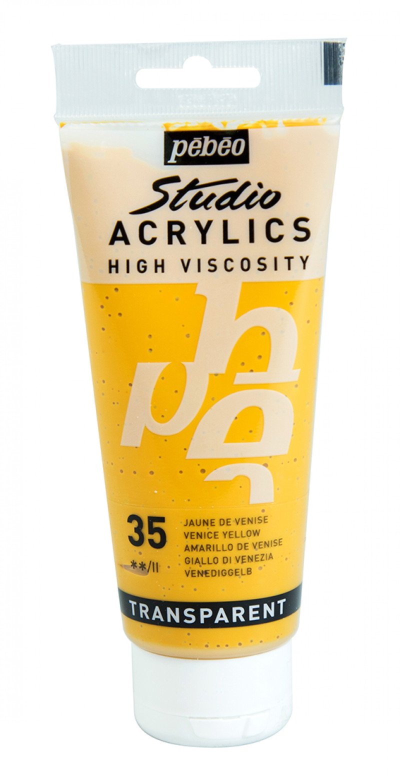 Pebeo Studio Acrylic paint 100 ml - 35 - Venetiaans gul - Akrylfärg