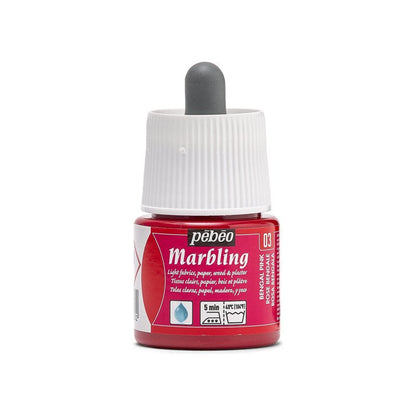 Pebeo Marbling Ink 45 ml - Bengal rosa - Effektmaling