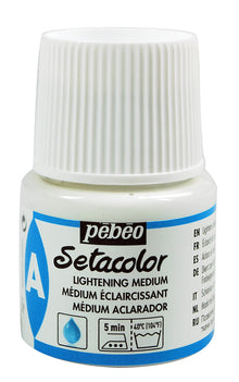 Pebeo Setacolor Textielmediums - Lightening medium - 45 ml - Colori per tessuti