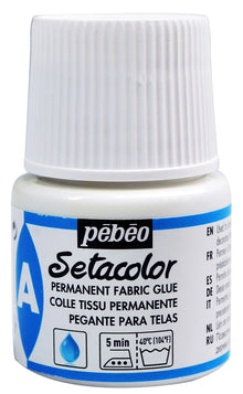 Pebeo Setacolor Textielmediums - Permanente textiellijm - 45 ml - Colori per tessuti