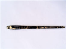 Deml Ergonomic Nib Holder - sort & guld Swirl - Kalligrafi