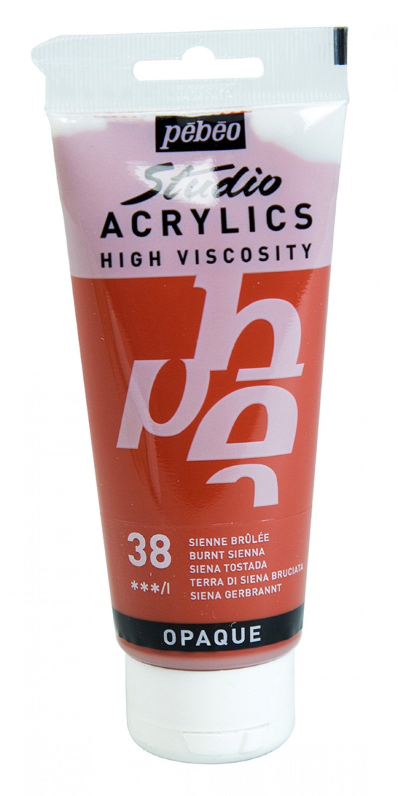 Pebeo Studio Acrylic paint 100 ml - 38 - Burnt sienna - Akrylfärg