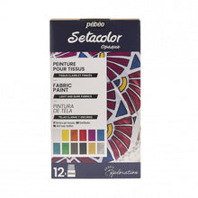 Pebeo Setacolor Opaque Sets - Shimmer Explorer - 12 x 20 ml - Colori per tessuti