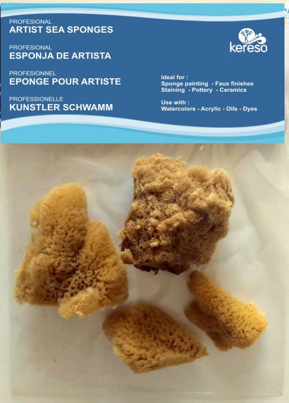 Kereso Natuurlijke Zee Sponzen Fijne Poriën