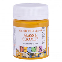 Decola Glass & Ceramics Acrylic paint 50 ml - Ochre Light