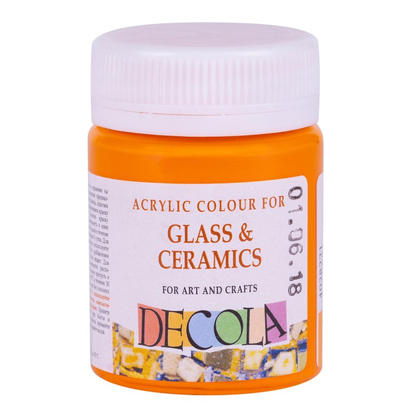 Decola Glass & Ceramics Acrylic paint 50 ml - Glas- og porcelænsmaling