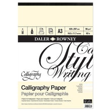 Daler-Rowney Calligraphy Pad 90 gsm - 32 Sheets - A3