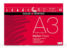Daler-Rowney Graphic Series Marker Pad 70 gsm - A3 - 50 sheets