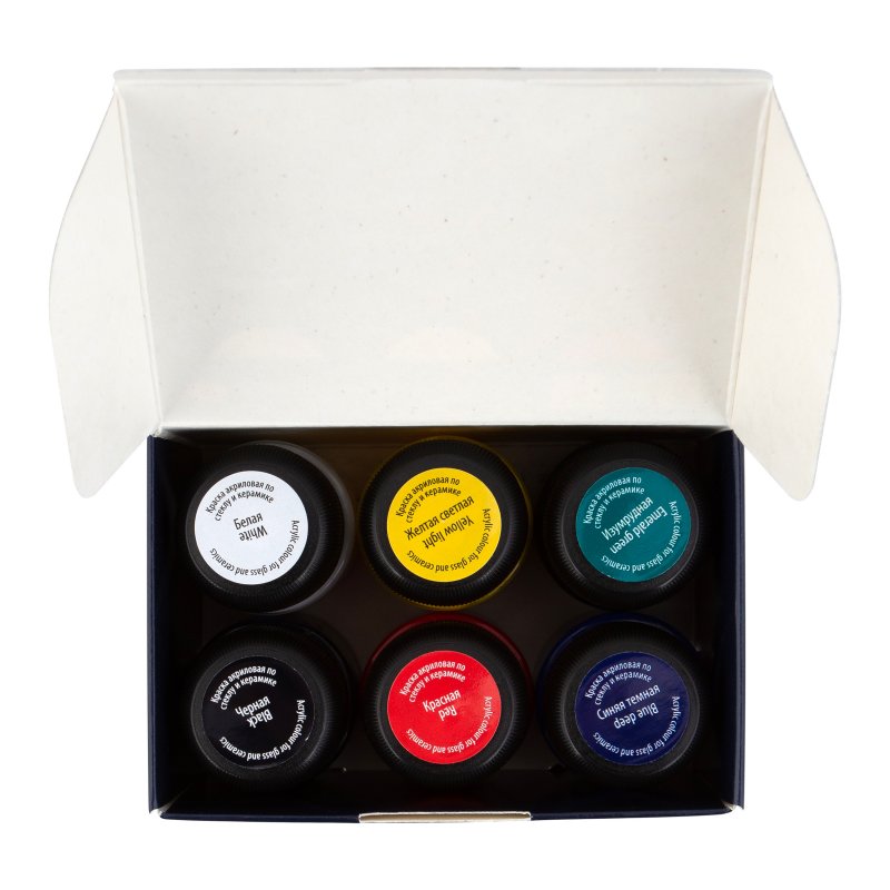 Decola Glass & Ceramics Paint Sets - Colori per vetro e porcellana