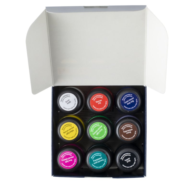 Decola Glass & Ceramics Paint Sets - Colori per vetro e porcellana