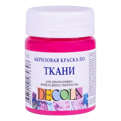 Decola Textile Paint 50 ml - rosa lys - Tekstilmaling