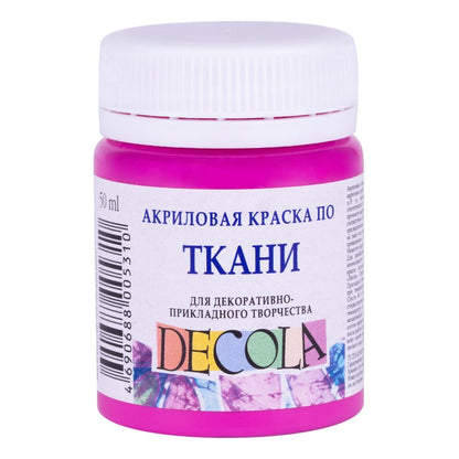 Decola Textile Paint 50 ml - fuchsia - Tekstilmaling