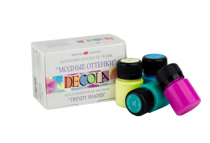 Decola Textile Paint Sets - Tekstiilimaalit