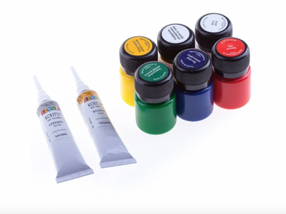 Decola Textile Paint Sets - 7 x 20 ml - Tekstiilimaalit