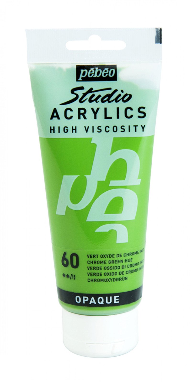 Pebeo Studio Acrylic paint 100 ml - 60 - Chroomoxydegroen imit - Akrylfärg