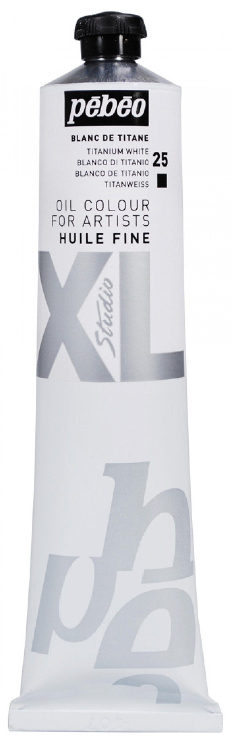 Pebeo Studio XL Oil paint 200 ml - 25 - titan hvid - Oliemaling