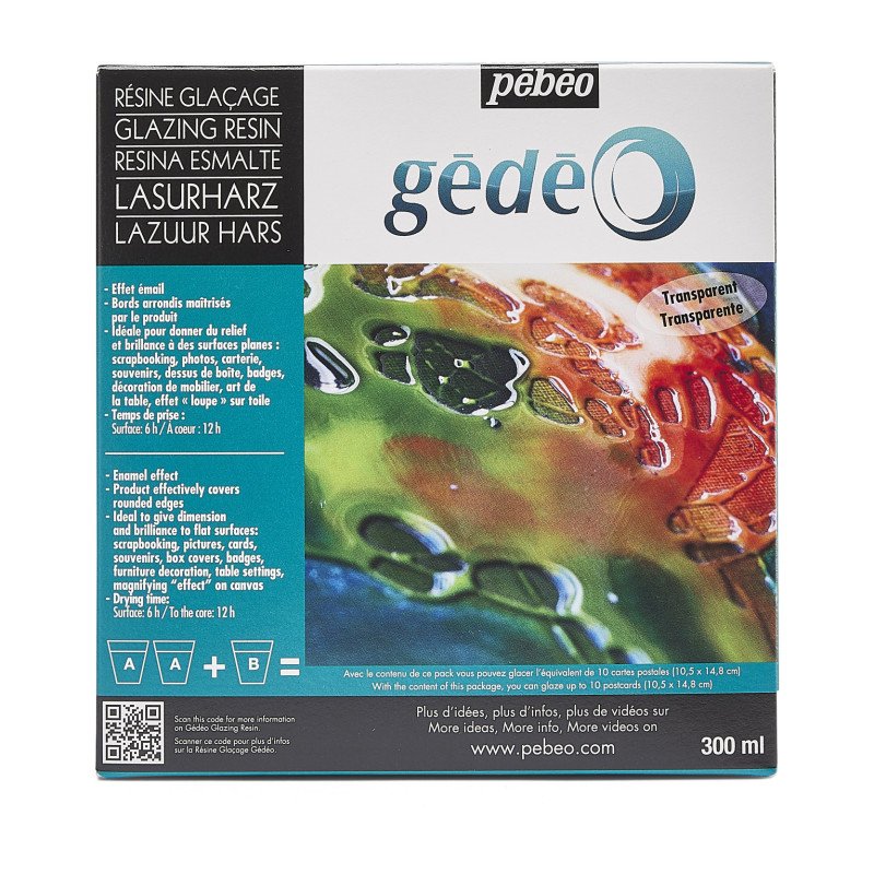 Pebeo Gédéo Glazing Resin 300 ml - Modellering og skulptur