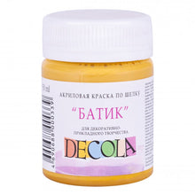 Decola Silk Paint 50 ml - okker lys - Tekstilmaling