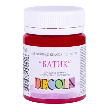 Decola Silk Paint 50 ml - carminio - Colori per tessuti