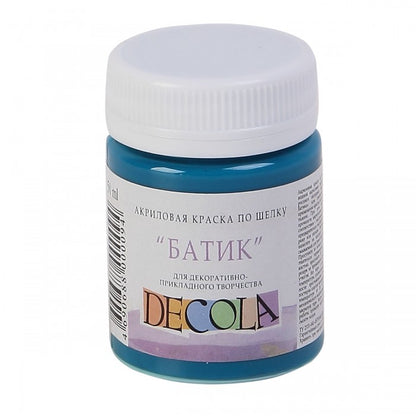 Decola Silk Paint 50 ml - turchese blu - Colori per tessuti