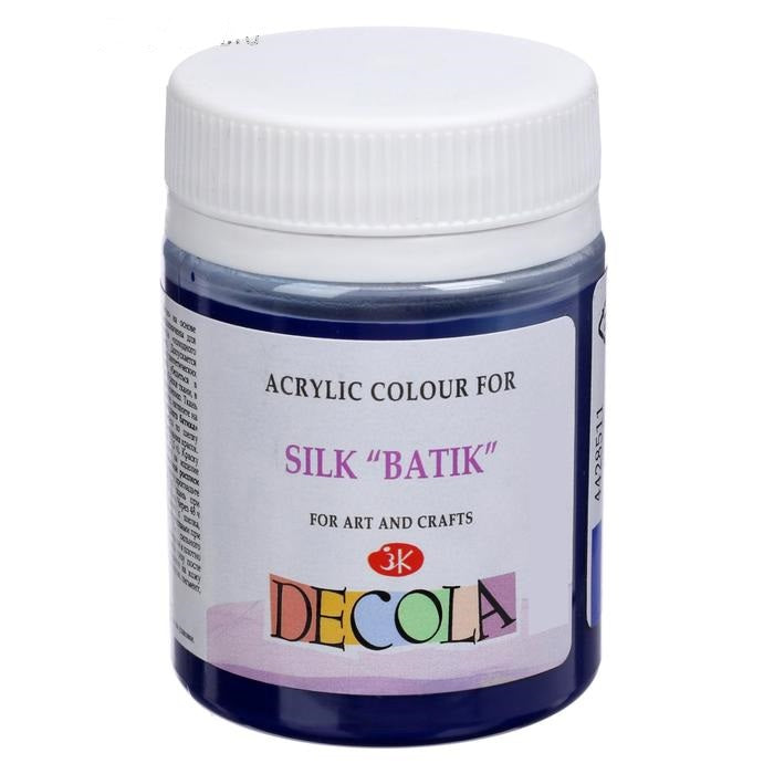 Decola Silk Paint 50 ml - blu oltremare - Colori per tessuti