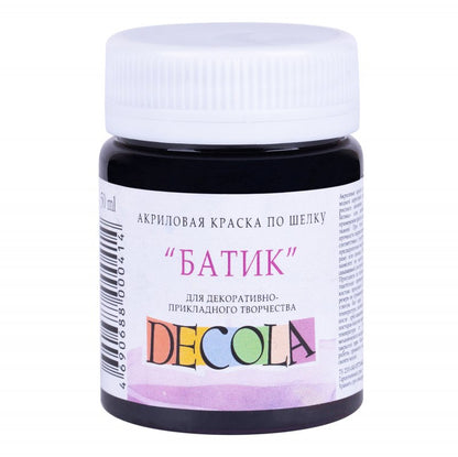 Decola Silk Paint 50 ml - nero - Colori per tessuti