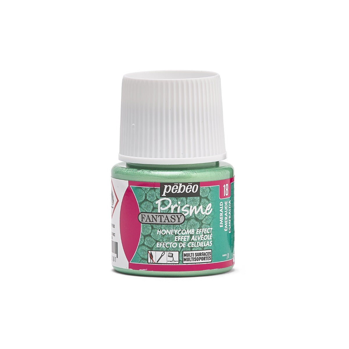 Pebeo Fantasy Prisme Effect paint 45 ml - Emerald grøn - Effektmaling