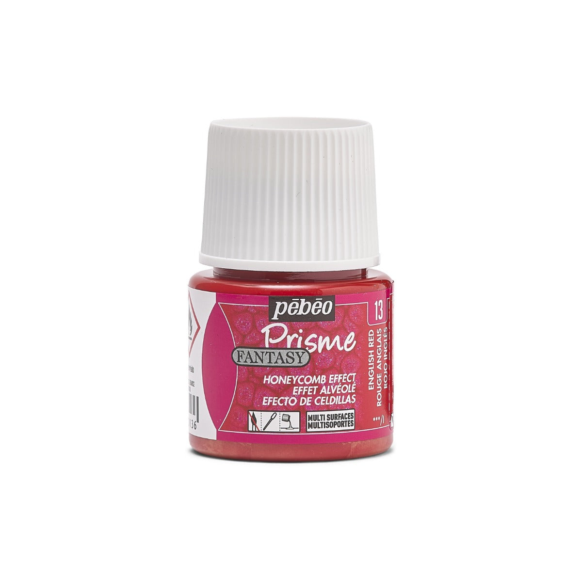 Pebeo Fantasy Prisme Effect paint 45 ml - English rød - Effektmaling