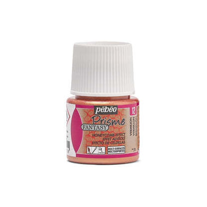 Pebeo Fantasy Prisme Effect paint 45 ml - cinnoberrød - Effektmaling
