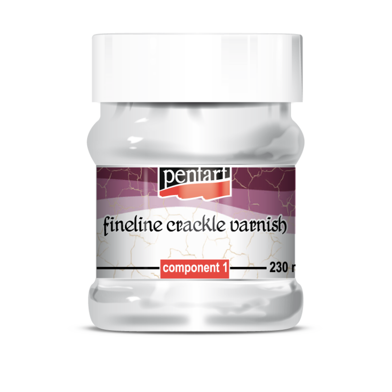 Pentart Fineline 2-komponent Craquelélack - Målarmedier