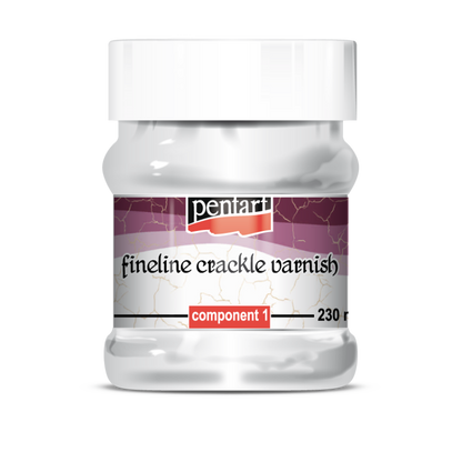 Pentart Fineline 2-komponent Craquelélack - Målarmedier