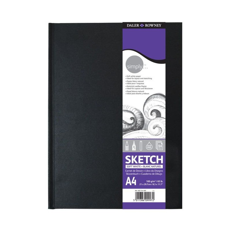 Daler-Rowney Simply Hardbound Sketchbook - 5 Pack
