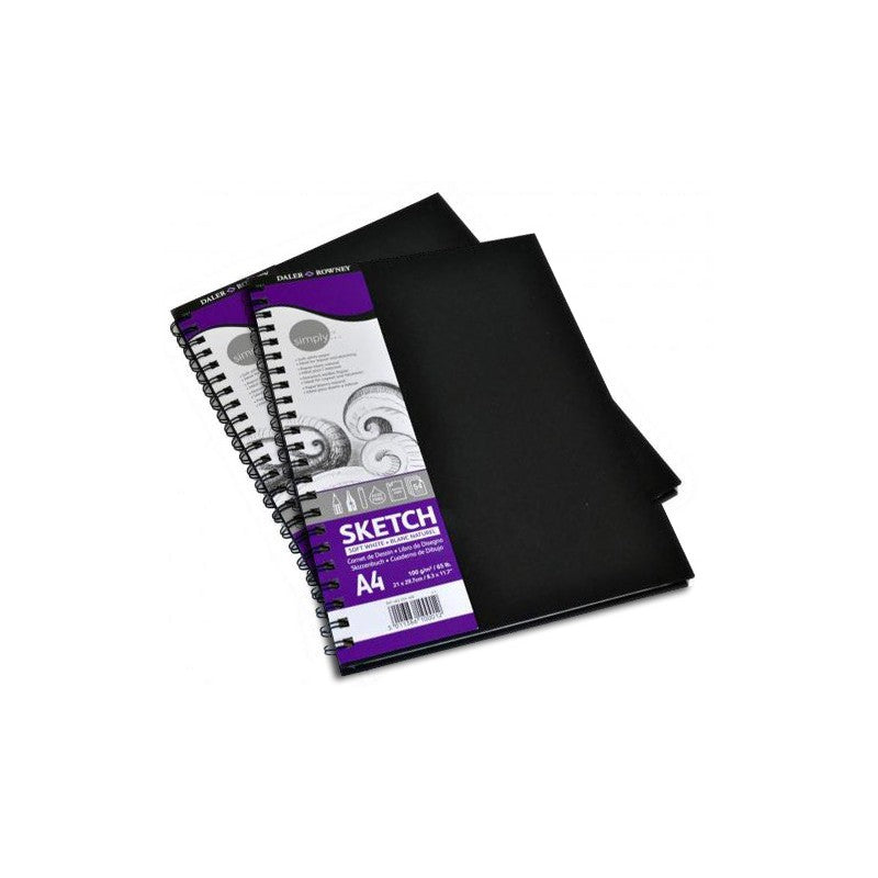 Daler-Rowney Simply Wirebound Sketchbook - 5 Pack