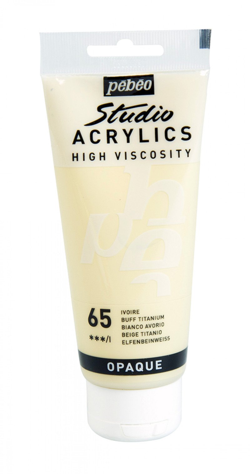 Pebeo Studio Acrylic paint 100 ml - 65 - Ivoor - Akrylfärg