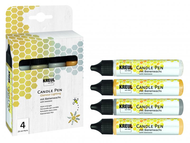 Kreul Candle wax pens Sets - Voks og efterbehandling