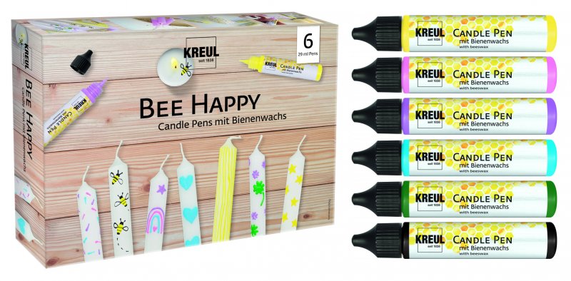Kreul Candle wax pens Sets - Voks og efterbehandling