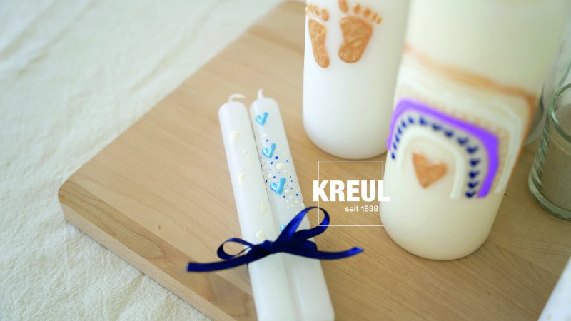 Kreul Candle wax pens Sets - Voks og efterbehandling