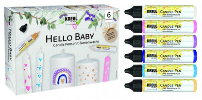 Kreul Candle wax pens Sets - Voks og efterbehandling