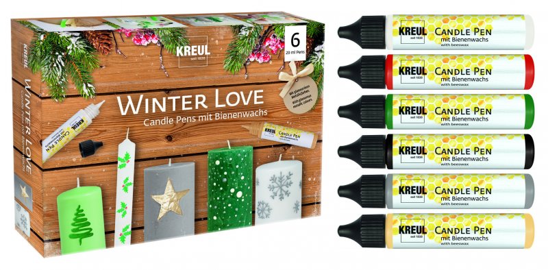 Kreul Candle wax pens Sets - Voks og efterbehandling
