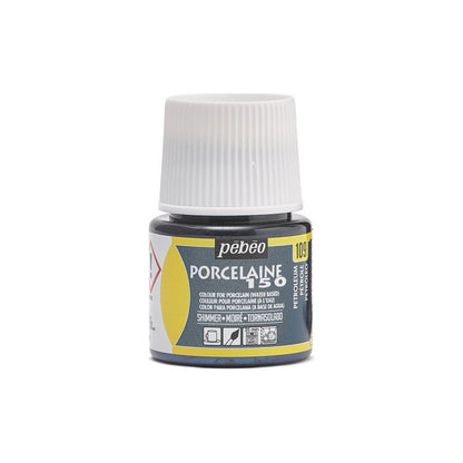 Pebeo Porcelaine 150 Moire Porcelain paint 45 ml - 109 - Petroleum Moir Roze Moiré - Glas- og porcelænsmaling