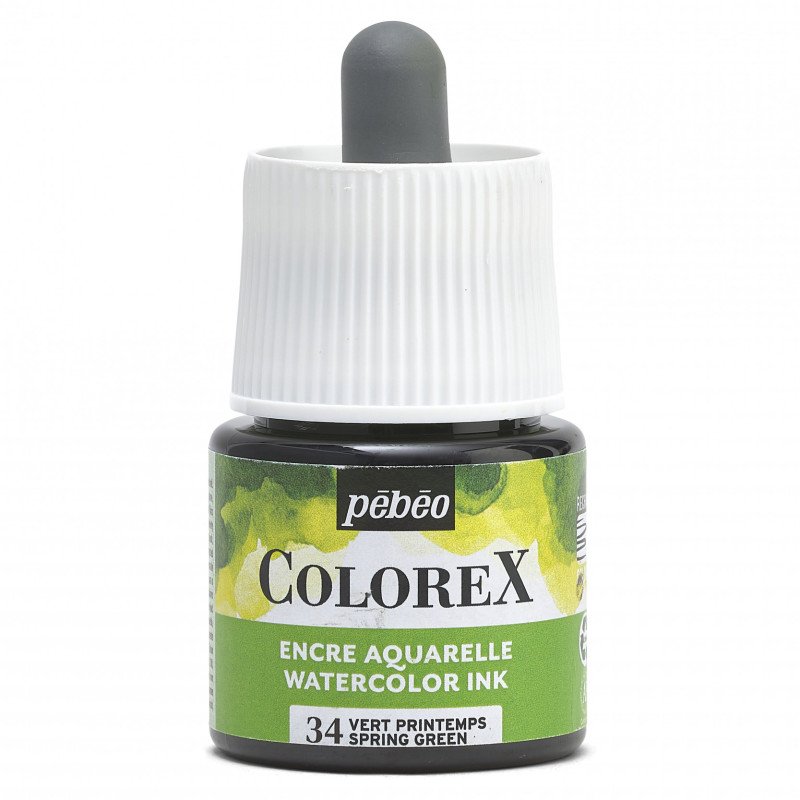 Pebeo Colorex Watercolour ink 45 ml - 34 - Spring verde - Inchiostro