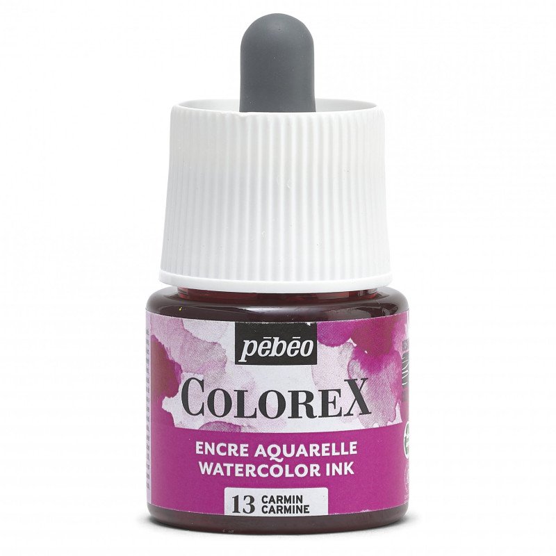 Pebeo Colorex Watercolour ink 45 ml - 13 - carminio - Inchiostro