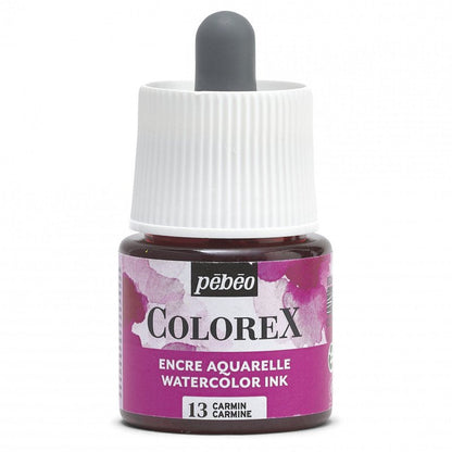 Pebeo Colorex Watercolour ink 45 ml - 13 - carminio - Inchiostro