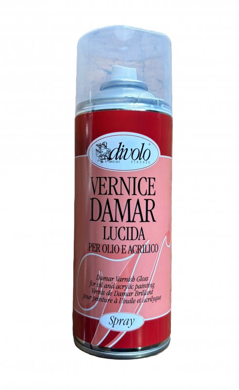 Divolo Dammar Picture varnish Spray 400 ml - Blank - Malemedier