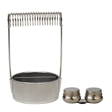 Meeden Painting accessories for brushes and mediums - Metal borstelhouder + dubbele dipper - Malertilbehør