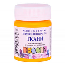 Decola Fluorescent Textile Paint 50 ml - Orange