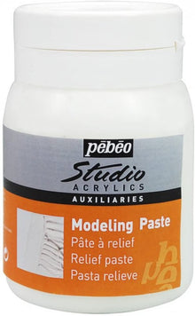 Pebeo Acrylic Modeling Paste - Studio Acrylics - 500 ml - Malemedier